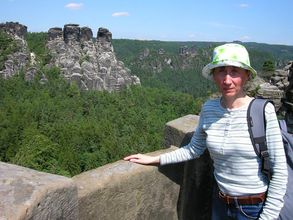 Pohľad z mosta Bastei