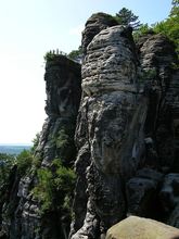 Pohľad z mosta Bastei