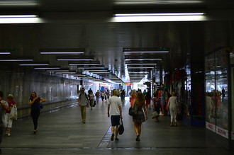 Podchod pod vlakovou stanicou