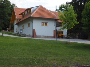 V záhrade vily Löw-Beer