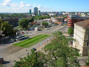 Pohľad na mesto z Denisovych sadov