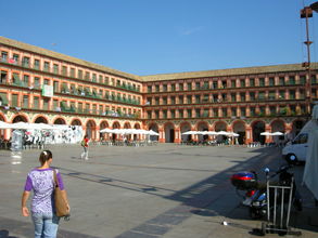 Plaza Corredera — najväčšie uzavreté námestie v Andalúzií