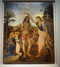 Andrea del Verrocchio: The Baptism of Christ
