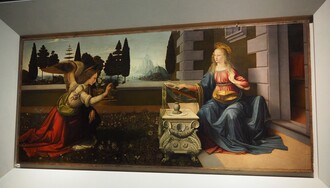 Leonardo da Vinci: The Annunciation