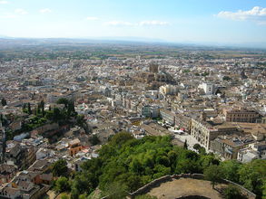 Pohľad na mesto z Alhambry