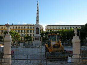Plaza de la Merced (v septembri tam ešte prebiehali stavebné práce)