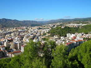 Pohľad na mesto z pevnosti Gibralfaro