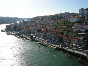 Pohľad na stará mesto z mostu